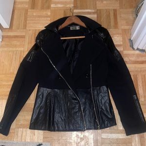 Small black jacket vintage Leather